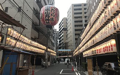 宝田恵比寿神社前　昼間